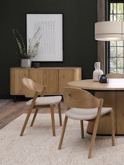 Bentley Designs Rustic Oak Vega Wide Sideboard - Image 3 of 6