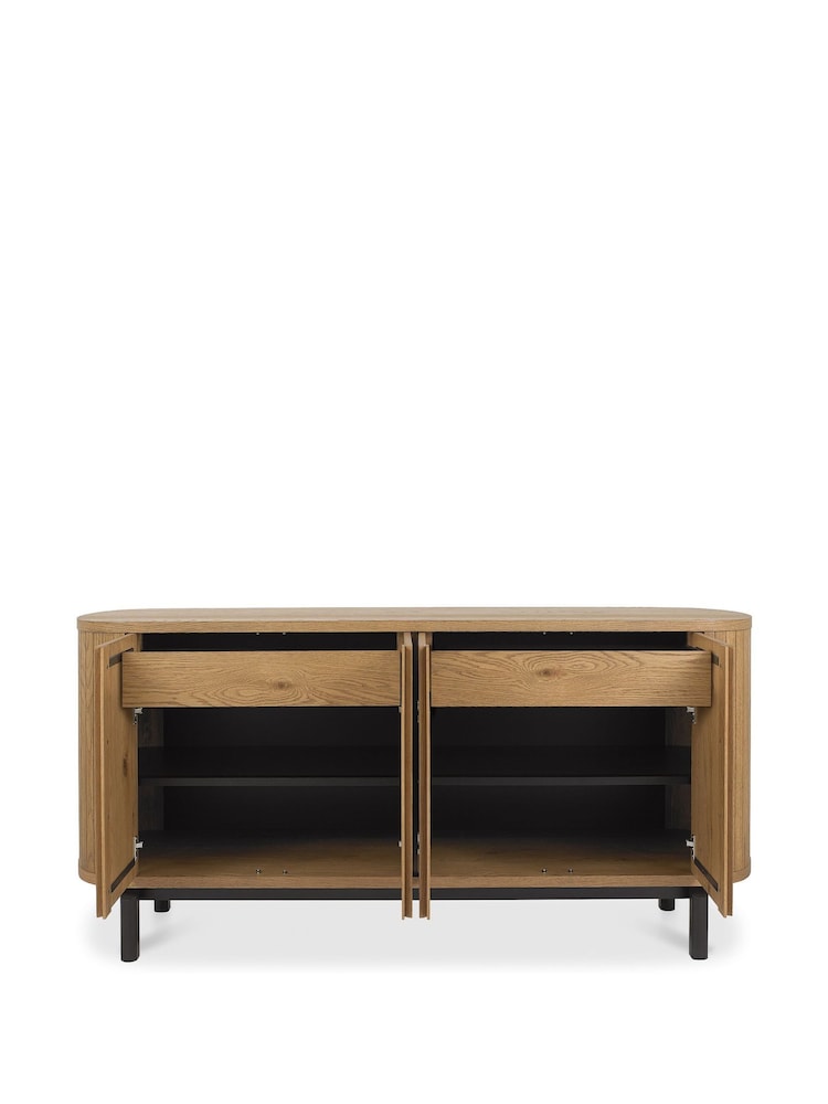 Bentley Designs Rustic Oak Vega Wide Sideboard - Image 6 of 6