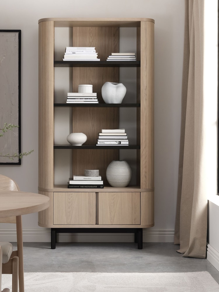Bentley Designs Scandi Oak Vega Display Unit - Image 1 of 5 Bentley Designs Scandi Oak Vega Display Unit - Image 1 of 5