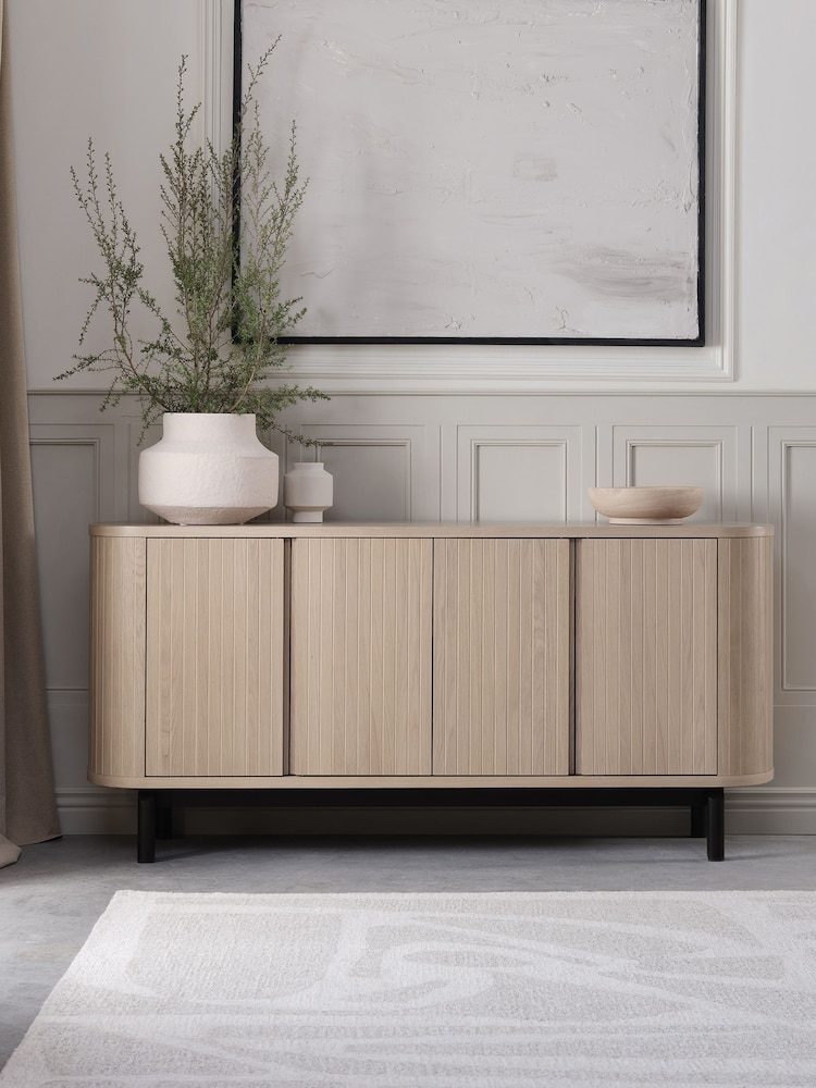Bentley Designs Scandi Oak Vega Wide Sideboard - Image 1 of 6