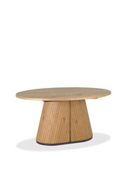 Bentley Designs Rustic Oak Vega 4 Seater Fixed Dining Table - Image 3 of 4