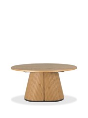 Bentley Designs Rustic Oak Vega 4 Seater Fixed Dining Table - Image 4 of 4