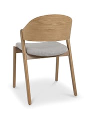 Bentley Designs Set of 2 Rustic Oak Vega Ply Back Dining Chairs - Image 5 of 5