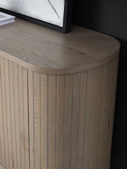 Bentley Designs Grey Oiled Oak Vega Wide Sideboard - Image 3 of 6