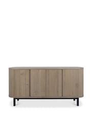 Bentley Designs Grey Oiled Oak Vega Wide Sideboard - Image 5 of 6