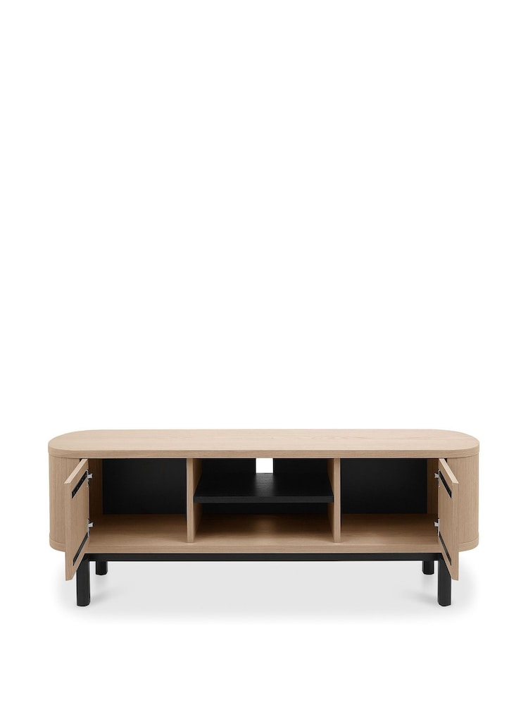 Bentley Designs Scandi Oak Vega Entertainment Unit - Image 4 of 4