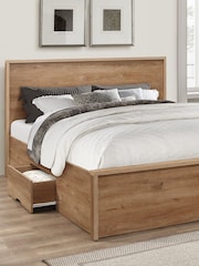 Birlea Oak Stockwell Bed - Image 1 of 3
