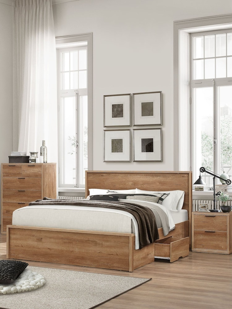 Birlea Oak Stockwell Bed - Image 2 of 3