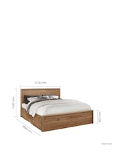 Birlea Oak Stockwell Bed - Image 5 of 7