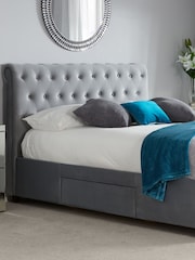 Birlea Grey Marlow Bed - Image 1 of 7