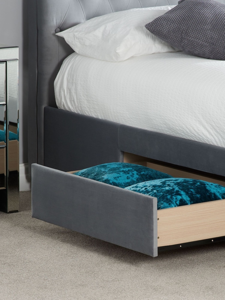Birlea Grey Marlow Bed - Image 2 of 7