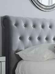 Birlea Grey Marlow Bed - Image 3 of 7