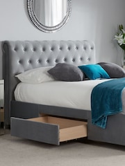 Birlea Grey Marlow Bed - Image 5 of 7