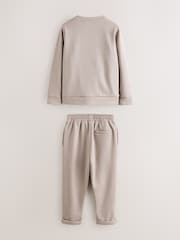 Baker by Ted Baker Textured Stone Jacket T-Shirt and Trousers Set - Image 2 of 9