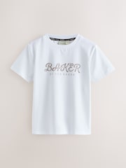 Baker by Ted Baker Textured Stone Jacket T-Shirt and Trousers Set - Image 3 of 9