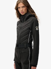 Superdry Black Luxe Ski Suit - Image 4 of 6