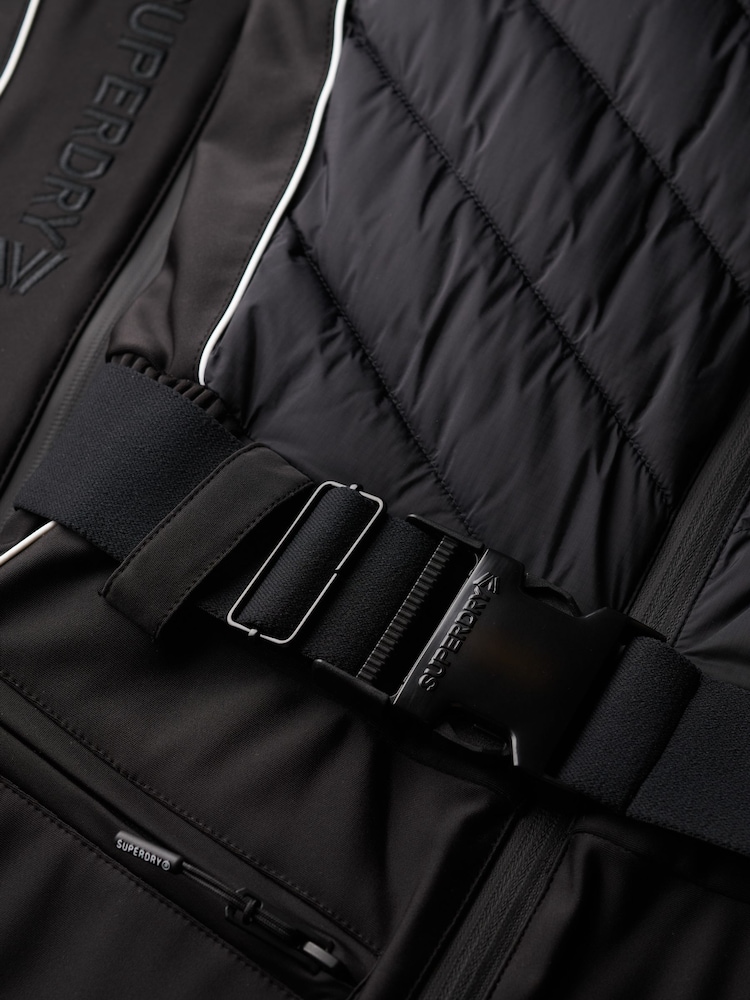 Superdry Black Luxe Ski Suit - Image 6 of 6