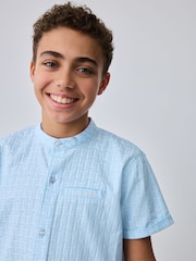 Baker by Ted Baker Grandad Collar Shirt - Image 1 of 10