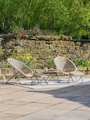 Pacific Grey Outdoor Foldable Loungers and Footstools Set - Image 1 of 6