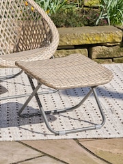 Pacific Grey Outdoor Foldable Loungers and Footstools Set - Image 4 of 6