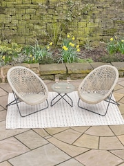 Pacific Grey Outdoor Foldable Loungers Set - Image 1 of 5