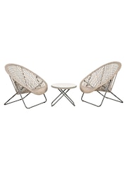 Pacific Grey Outdoor Foldable Loungers Set - Image 5 of 5