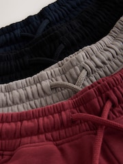 Stone/Raspberry/Black/Navy Regular Fit Basic Shorts (3-16yrs) - Image 7 of 9