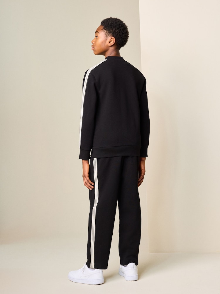 Black Bomber & Joggers Panelled Set (3-16yrs) - Image 2 of 10