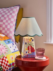 Eleanor Bowmer Blue Dreamer Ceramic Table Lamp - Image 1 of 6