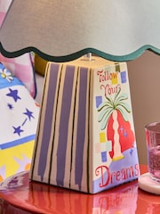 Eleanor Bowmer Blue Dreamer Ceramic Table Lamp - Image 4 of 6