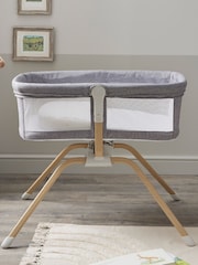 Babymore Slate Air Motion Gliding Crib - Image 2 of 6