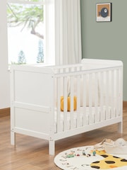 Babymore White Mini Caro Urban Cot Bed - Image 1 of 5