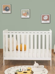 Babymore White Mini Caro Urban Cot Bed - Image 2 of 5