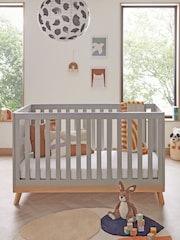 Babymore Grey Mona Cot Bed - Image 2 of 6