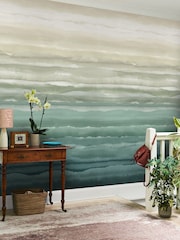 Clarissa Hulse Jade Strata Dawn Fixed Size Mural 2.5m x 4m - Image 2 of 2