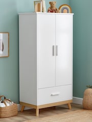 Babymore White Mona Nursery Wardrobe - Image 2 of 3