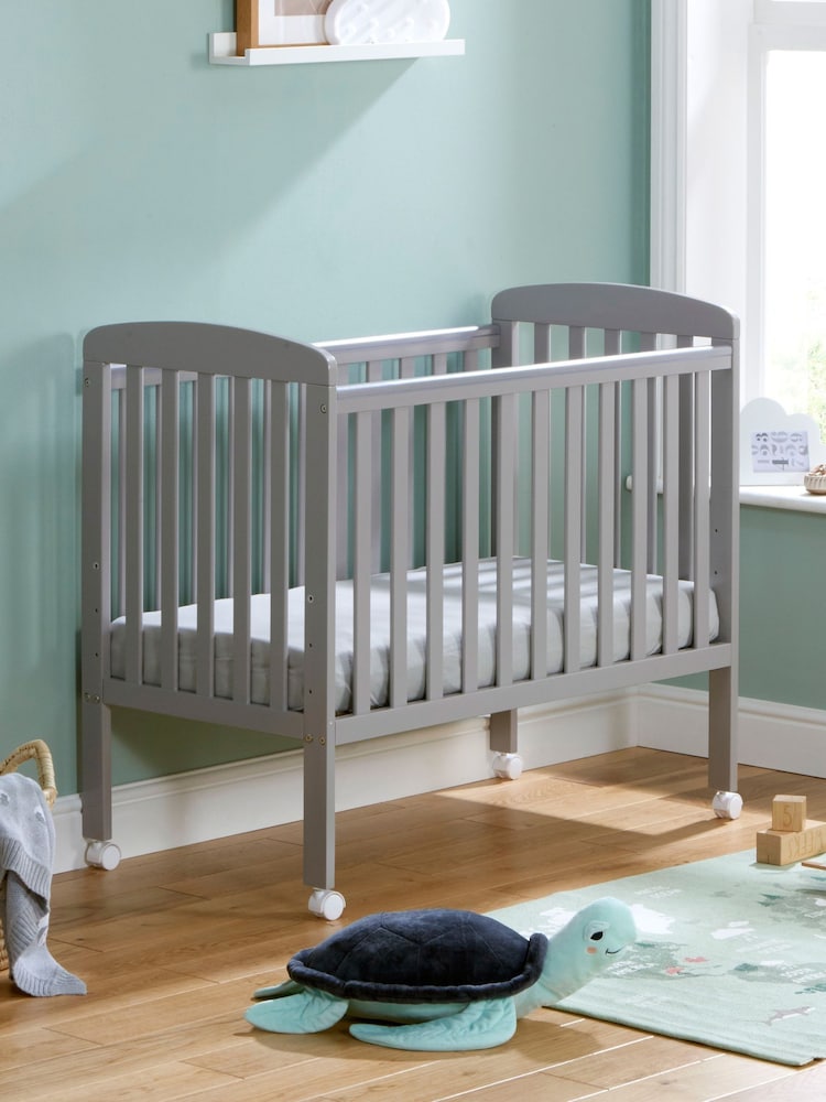 Babymore Grey Space Saver Cot - Image 1 of 5