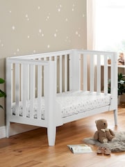Babymore White Iris Cot Bed - Image 3 of 4