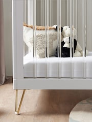 Babymore Acrylic Kimi Cot Bed with Fibre Mattress - Image 4 of 6