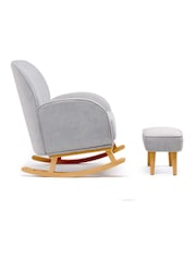 Babymore Grey Freya Nursing Chair with Stool - Image 6 of 6
