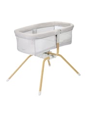 Babymore Grey Air Motion Gliding Crib - Image 3 of 6