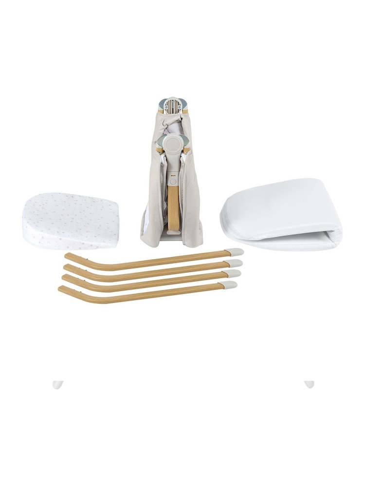 Babymore Grey Air Motion Gliding Crib - Image 6 of 6