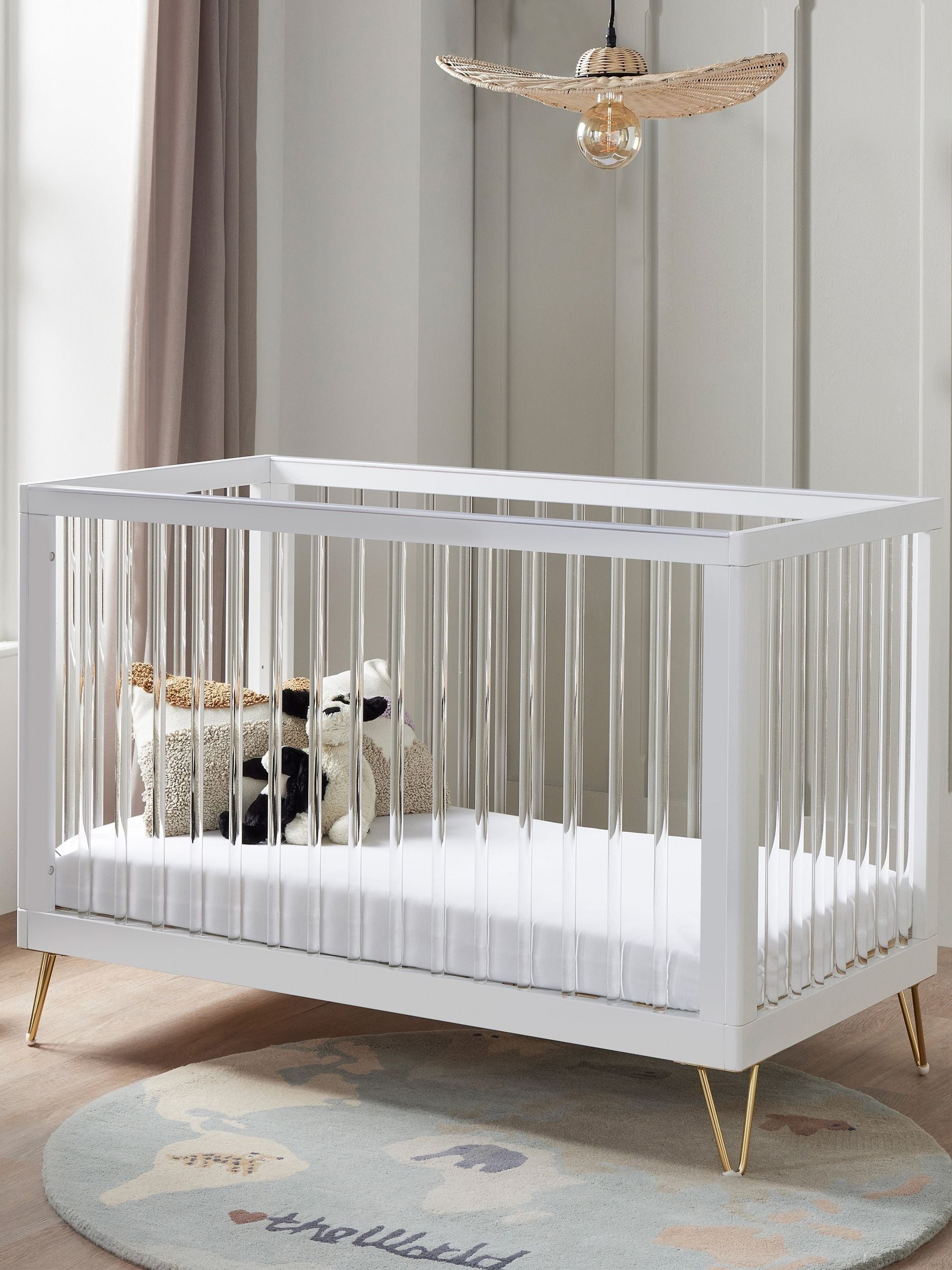 Babymore Kimi Cot Bed - Acrylic - Image 3