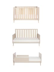 Babymore Cashmere Dante Cot Bed with Fibre mattress - Image 4 of 6