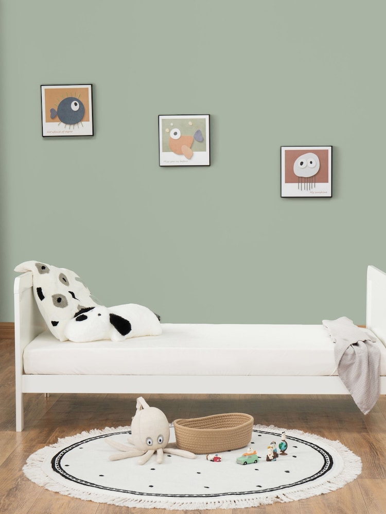 Babymore White Caro Urban Cot Bed - Image 5 of 5