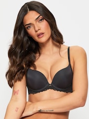 Ann Summers Black Plunge Sexy Lace Smoothing Plunge Bra - Image 3 of 5