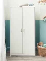 Babymore White Wash Caro Wardrobe - Image 1 of 3