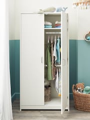 Babymore White Wash Caro Wardrobe - Image 3 of 3