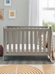 Babymore Grey Wash Caro Mini Cot Bed - Image 2 of 4