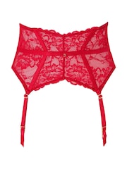 Ann Summers Red Sexy Lace Waspie Suspender - Image 5 of 5